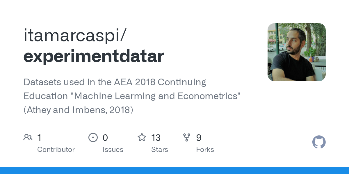 Athey's Course Datasets